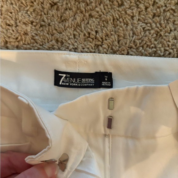 White bootcut dress pants - Picture 4 of 5